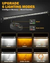 50" AUXBEAM 6-Mode Straight Light Bar