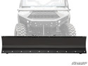 SuperATV 72-inch Plow Pro blade shown on a Ranger XP 1000. Vehicle, bumper and winch not included.