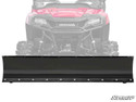 SuperATV 72-inch Plow Pro blade shown on a Honda Pioneer 1000. Vehicle, winch and bumper are not included.