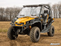 Can-Am Commander Scratch Resistant Vented Full Windshield Can-Am Commander Scratch Resistant Vented Full Windshield
