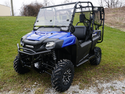 Honda Pioneer 700 Folding Windshield Scratch Resistant Honda Pioneer 700 Folding Windshield Scratch Resistant