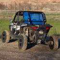 Polaris RZR XP Blue Rear Windjammer Panel Polaris RZR XP Blue Rear Windjammer Panel