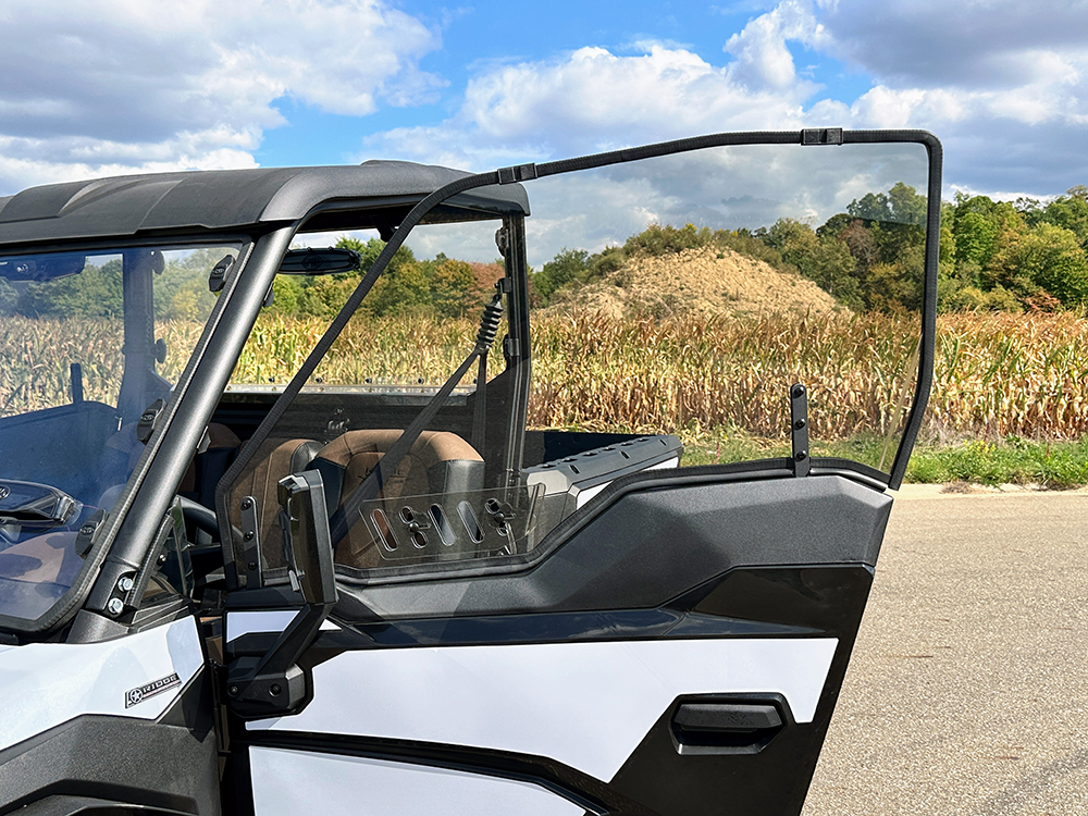 Kawasaki Ridge Tinted Polycarbonate Vented Upper Door Kit | UTV Direct