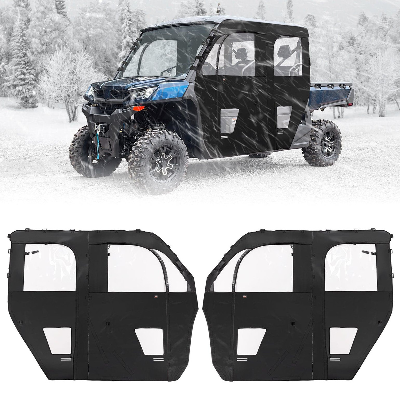 CFMoto UForce 1000XL Soft Cab Enclosure Doors | UTV Direct