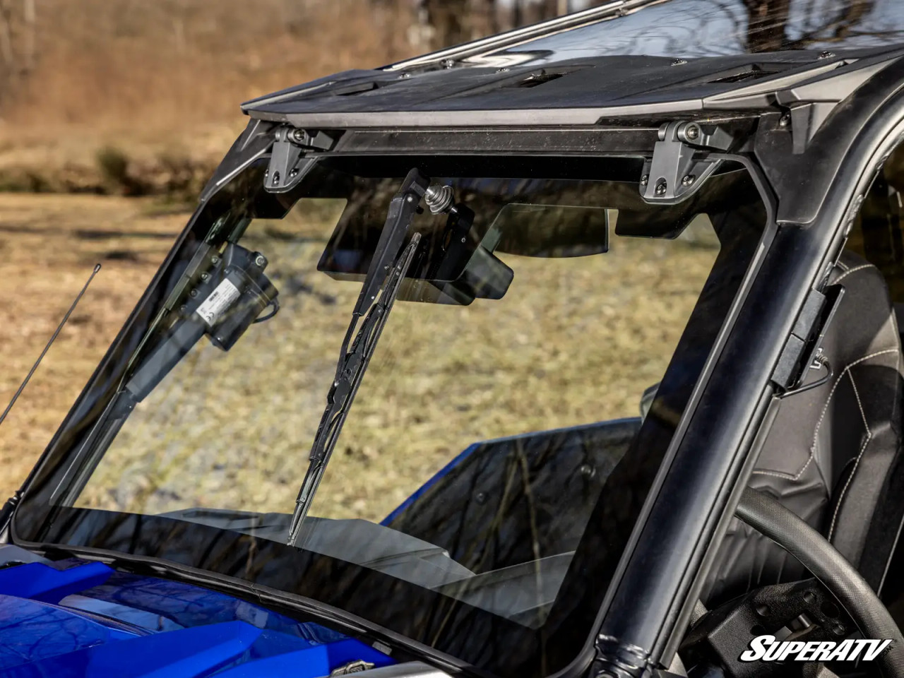 Polaris General XP 1000 MaxDrive Power Flip Glass Windshield | UTV
