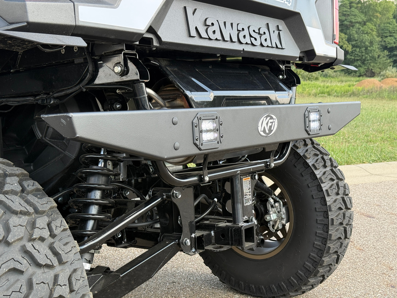 パーツ gengyib69 Kawasaki Ridge Rear Formed Bumper | UTV Direct