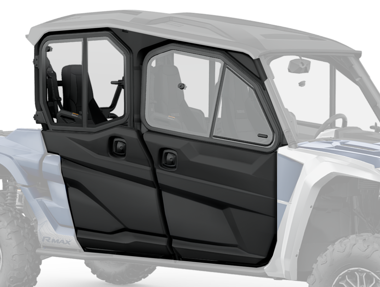 RMAMA♡ Yamaha RMAX 1000 4-Seat w-Dump Bed OEM Deluxe Hard Door Kit | UTV