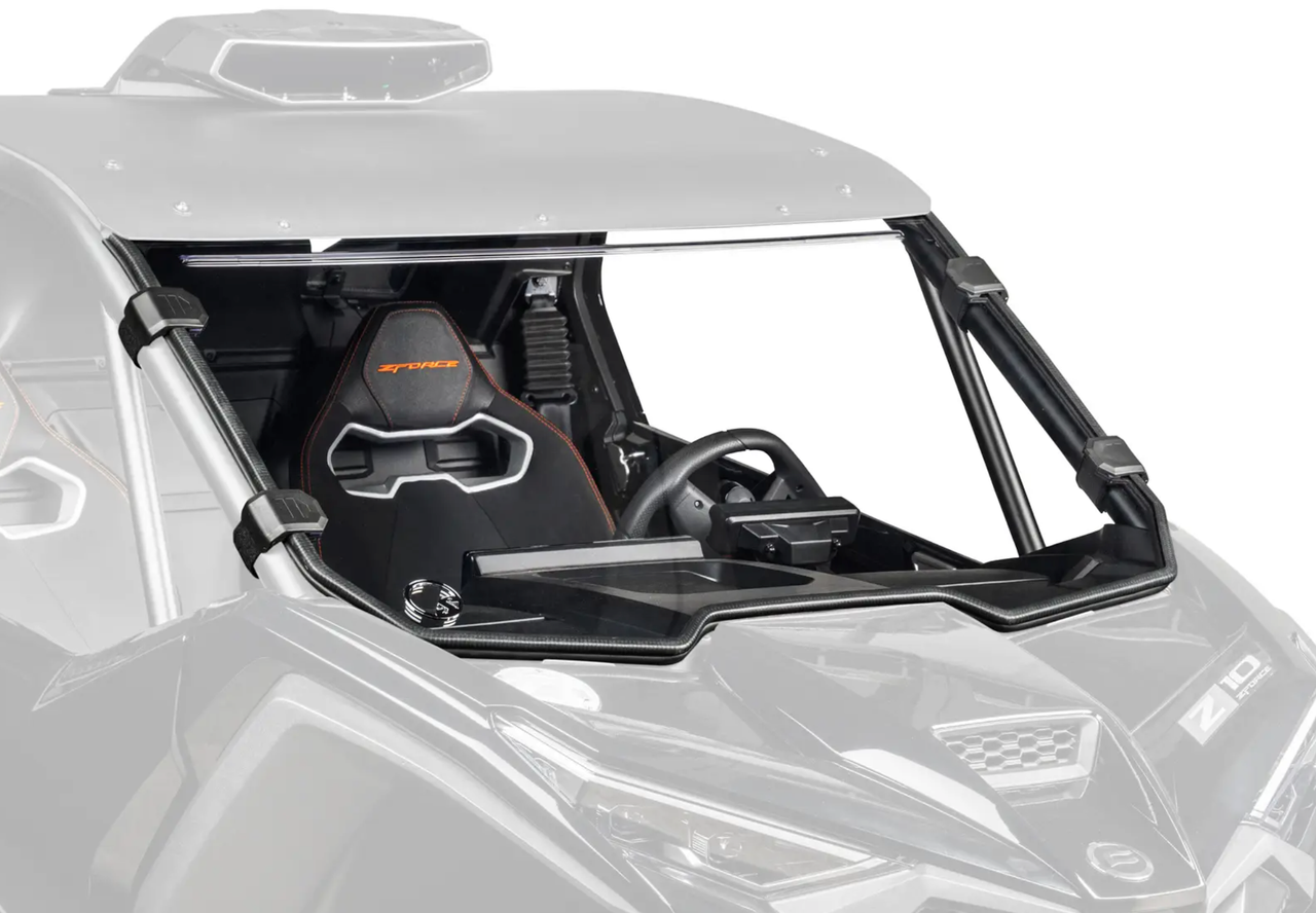 CF MOTO ZForce Z10 Scratch Resistant Full Windshield | UTV Direct