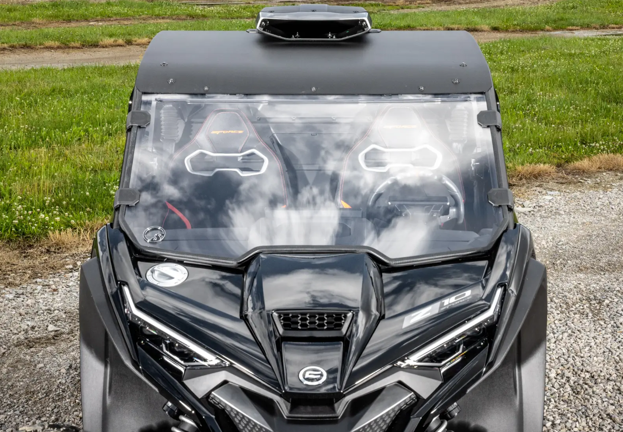 CF MOTO ZForce Z10 Scratch Resistant Full Windshield | UTV Direct