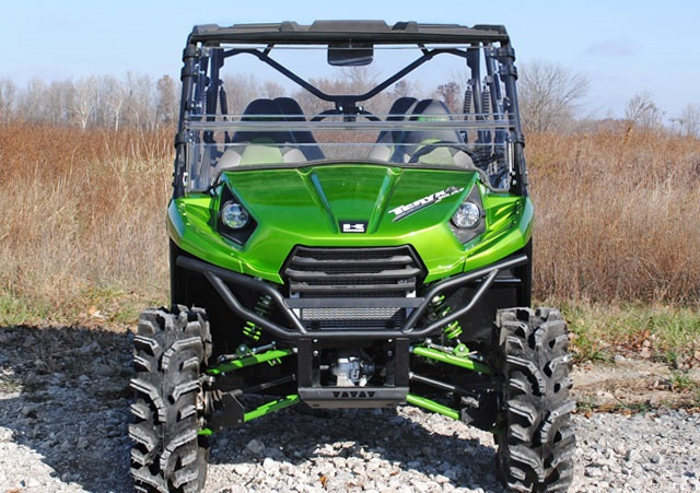 Kawasaki Teryx 750/800 Scratch Resistant Flip Windshield | UTV Direct