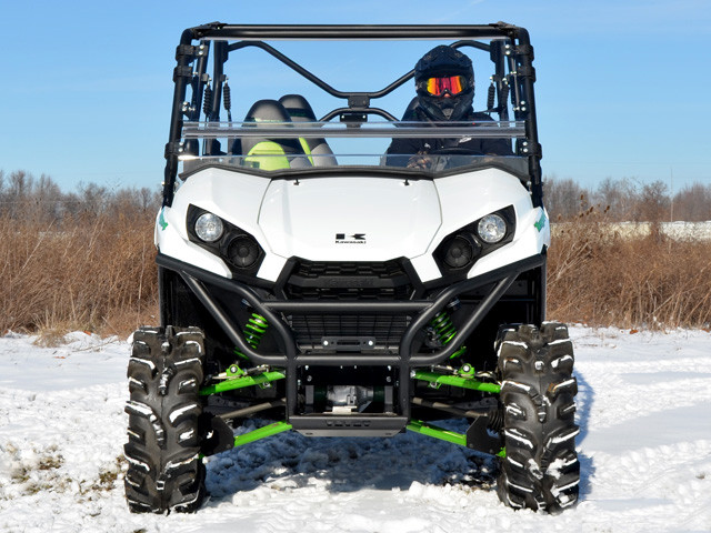 Kawasaki Teryx 750/800 Scratch Resistant Flip Windshield | UTV Direct