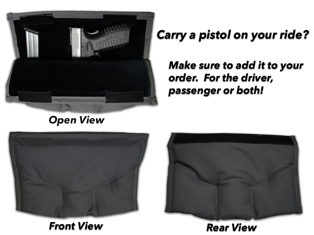MDPROMCP 8-Piece Waterproof Seat Cover Set For Can-Am Defender HD7/HD9/HD10 (2016-2023) – Black