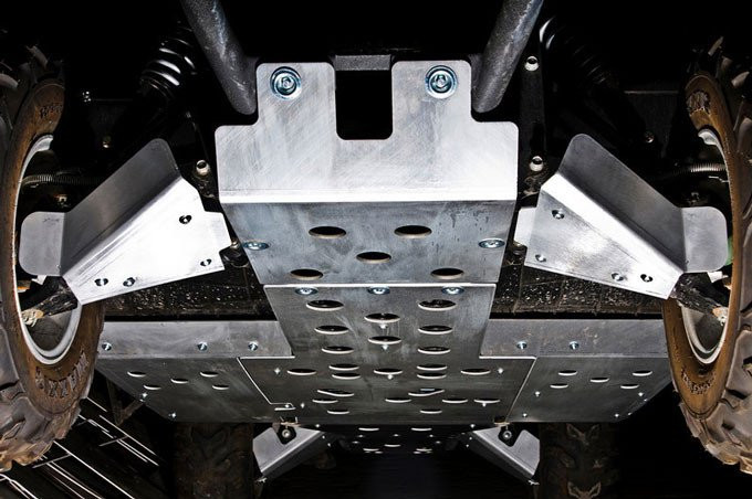 Complete Aluminum Skid Plate Set, Yamaha Rhino UTV Direct Inc.