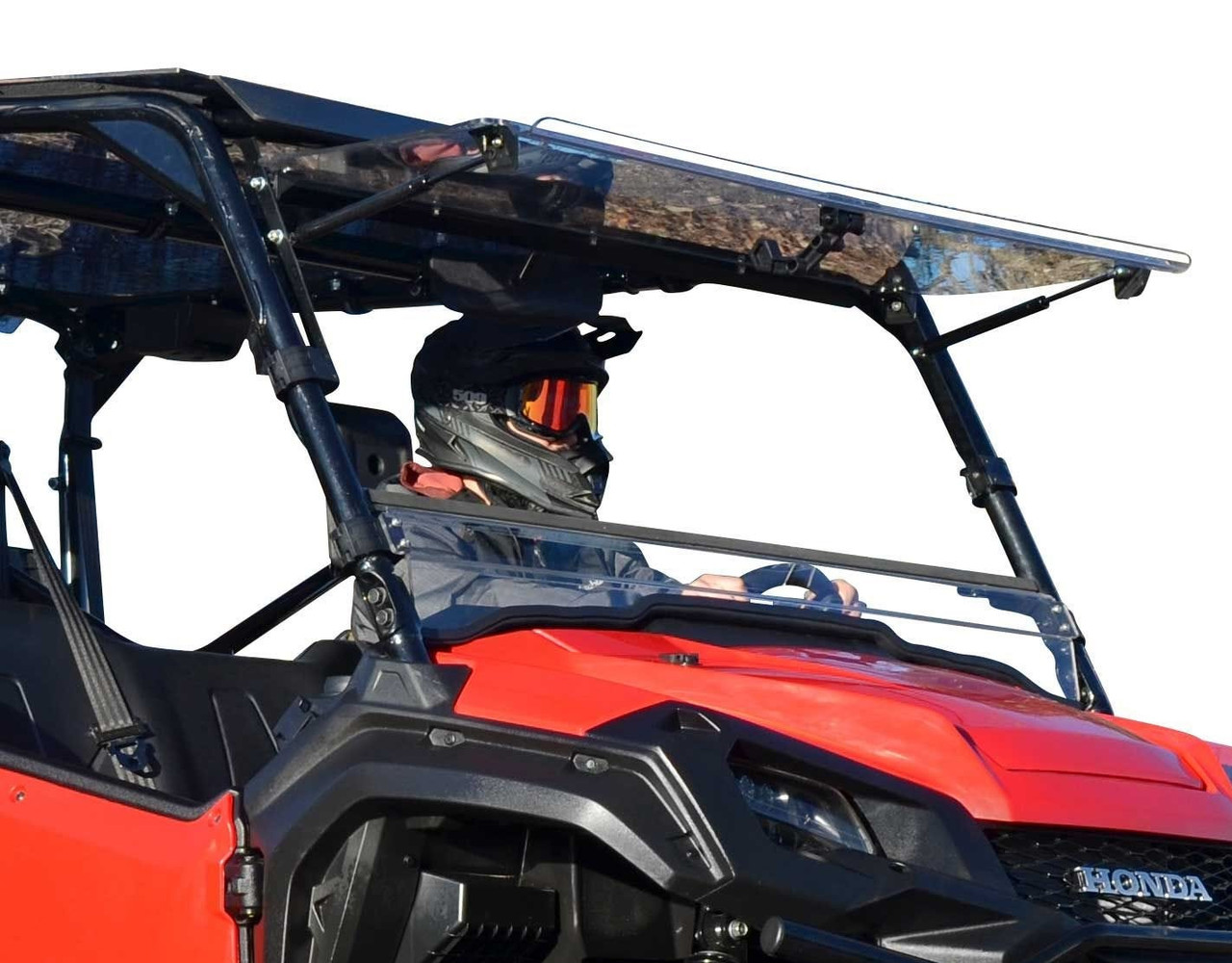 Honda Pioneer 1000 Scratch Resistant Flip Windshield | UTV Direct