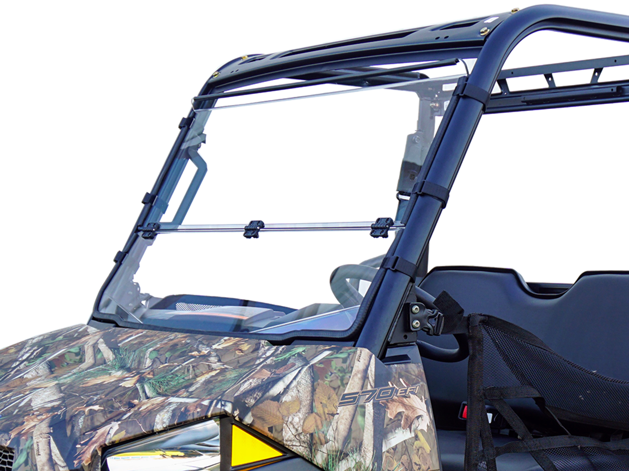Polaris Ranger Midsize Scratch Resistant Folding Windshield UTV Direct