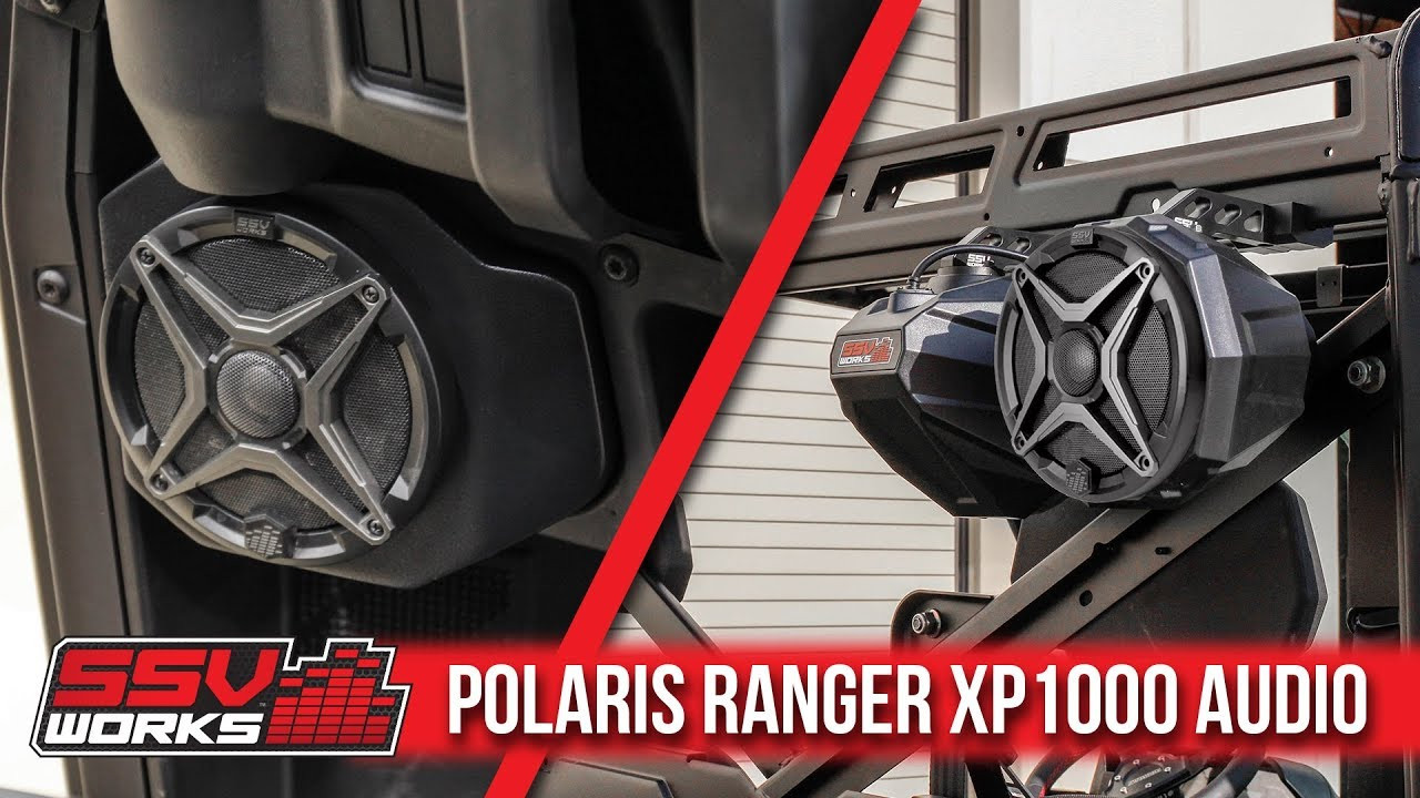 SSV Works 2018+ Polaris Ranger XP1000 Audio System UTV Direct
