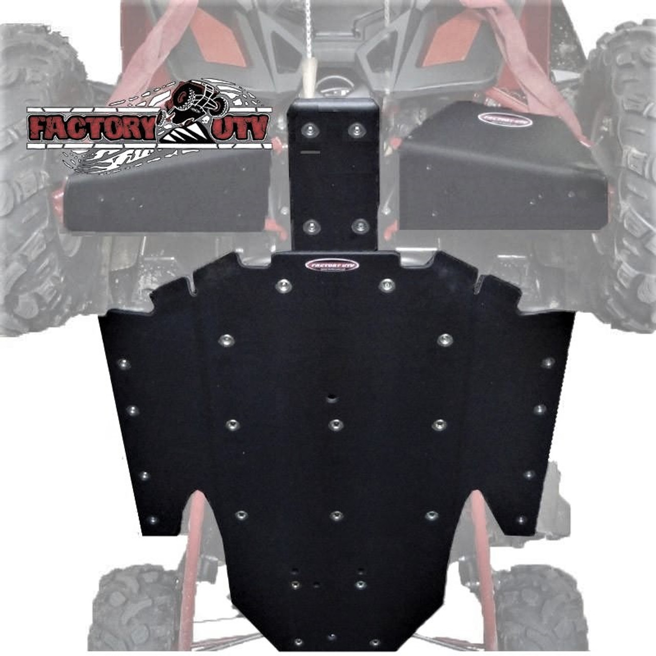 Polaris RZR XP 900 UHMW Skid Plate 3/8" UTV Direct