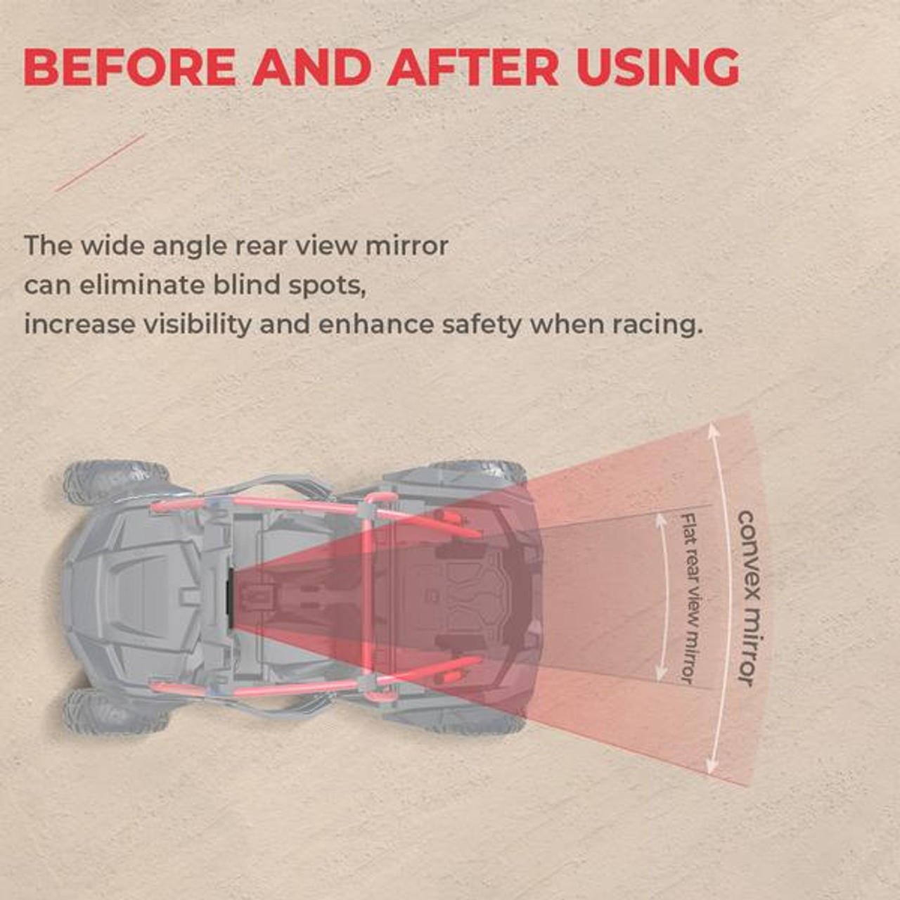 Polaris RZR Pro XP Rear View Mirror UTV Direct