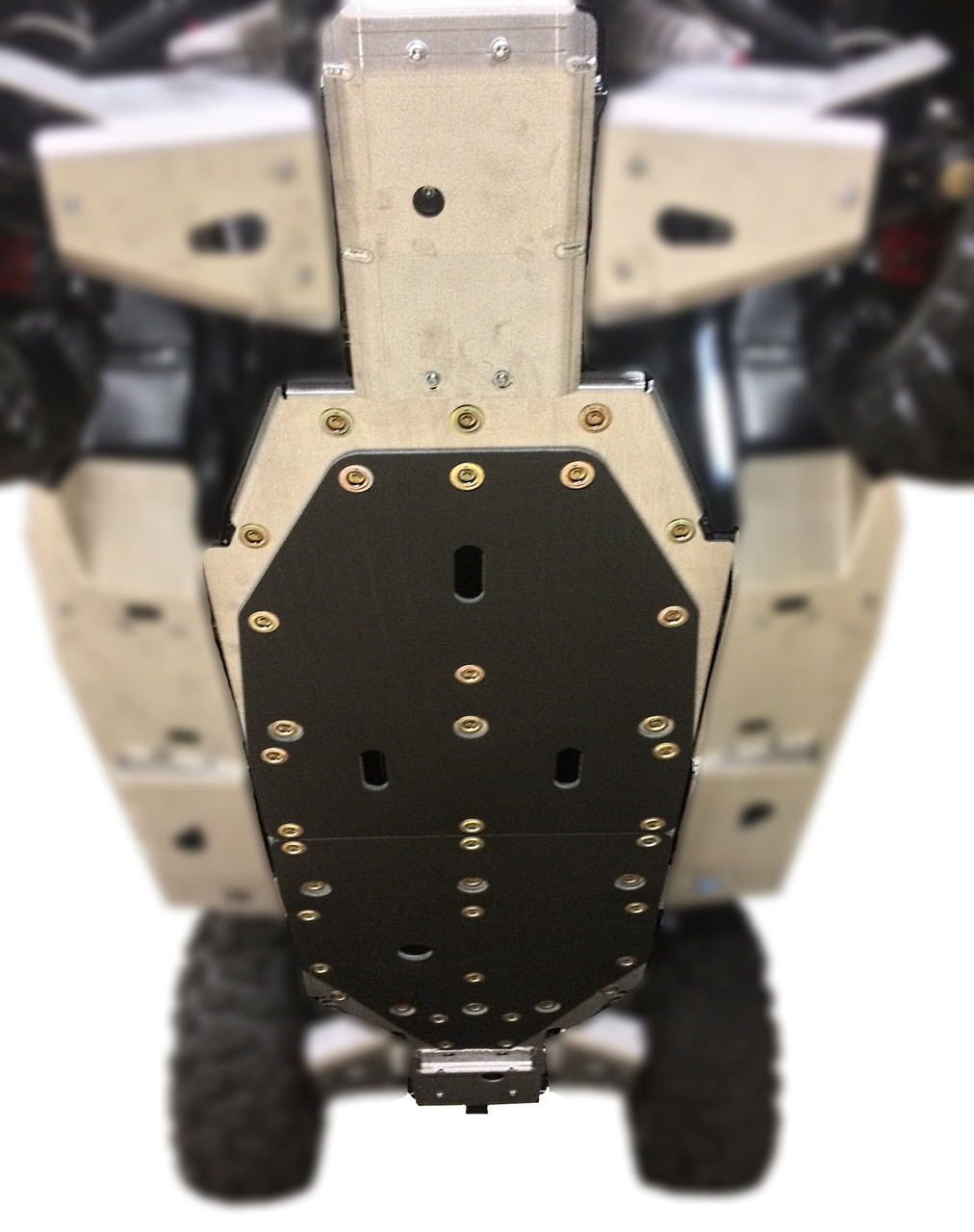 3Piece Full Frame Skid Plate Set CF Moto ZForce 8001000 UTV Direct