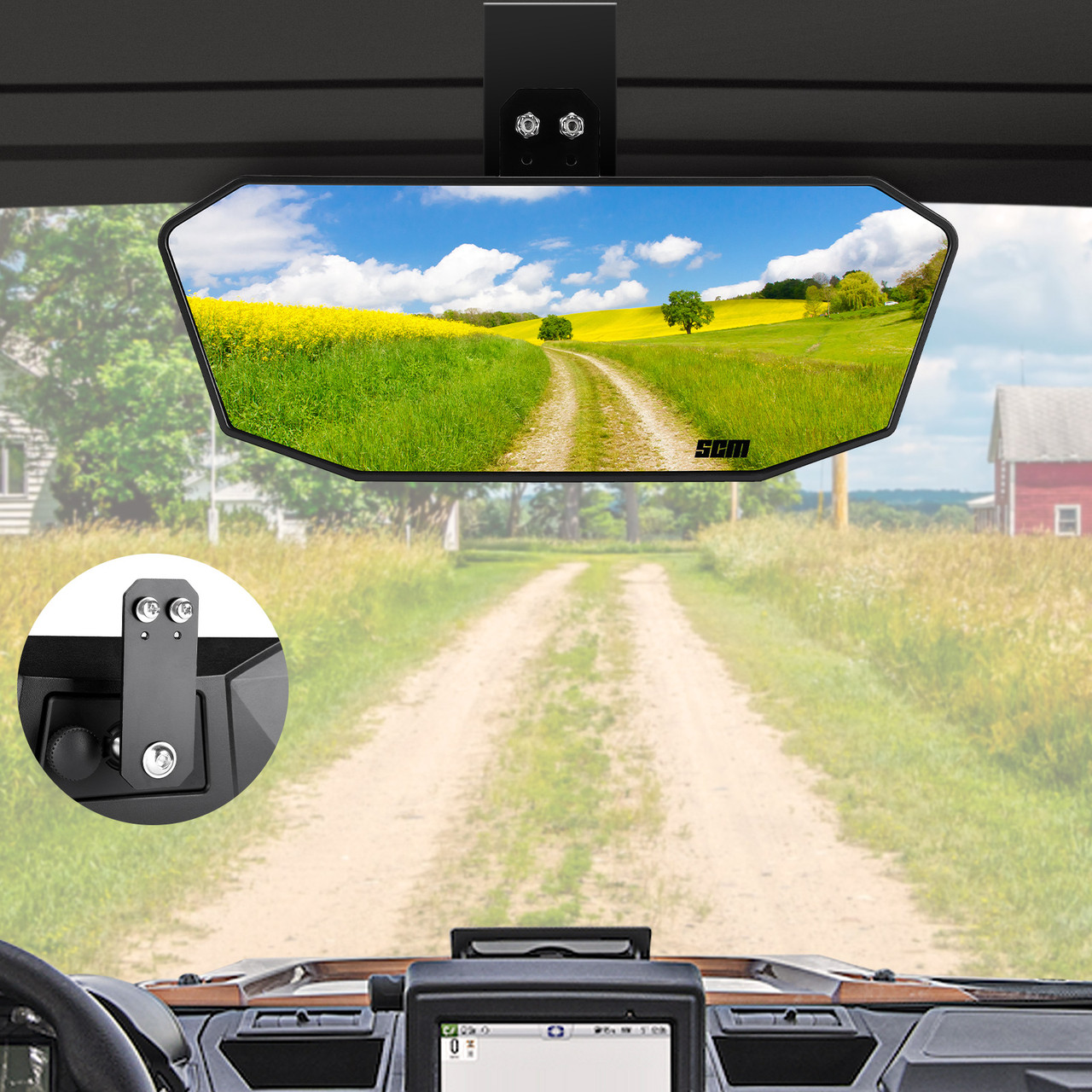 Polaris Ranger ProFit Adjustable Rear View Mirror UTV Direct
