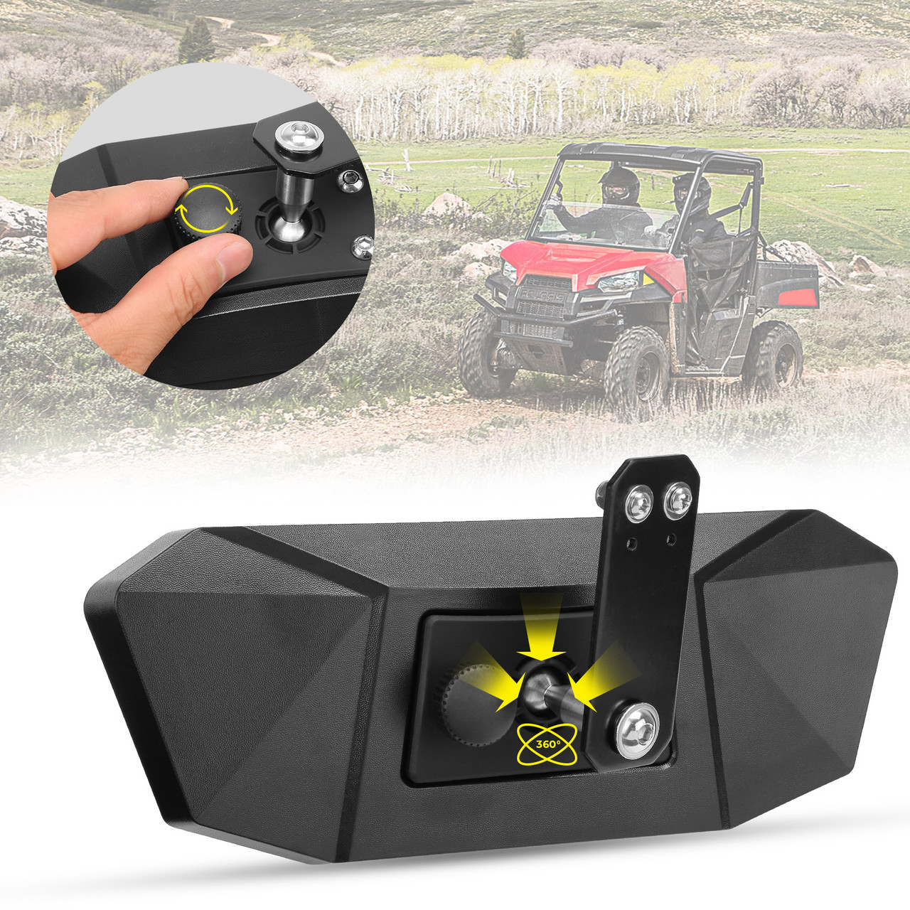 Polaris Ranger 1000 ProFit Adjustable Rear View Mirror UTV Direct