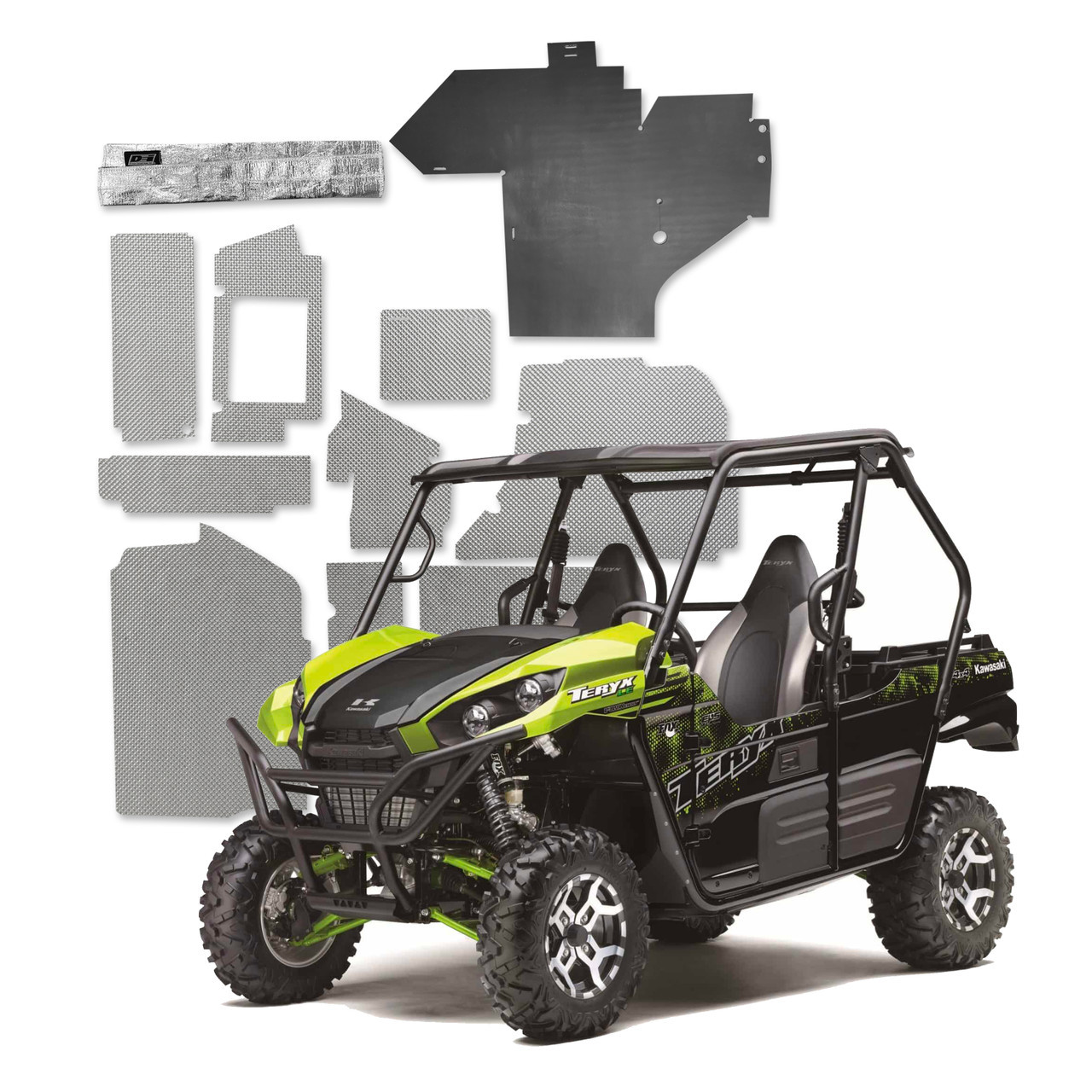 Kawasaki Teryx 2-Seat Heat Shield Kit | UTV Direct