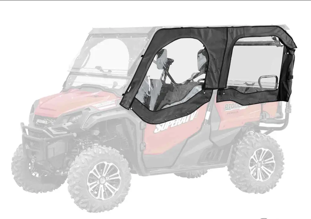 Honda Pioneer 1000-5 Primal Soft Cab Enclosure Upper Doors | UTV
