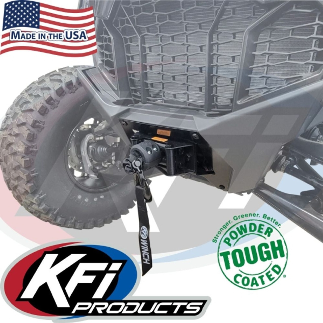 Polaris RZR Pro R/Turbo R Winch Mount by KFI UTV Direct
