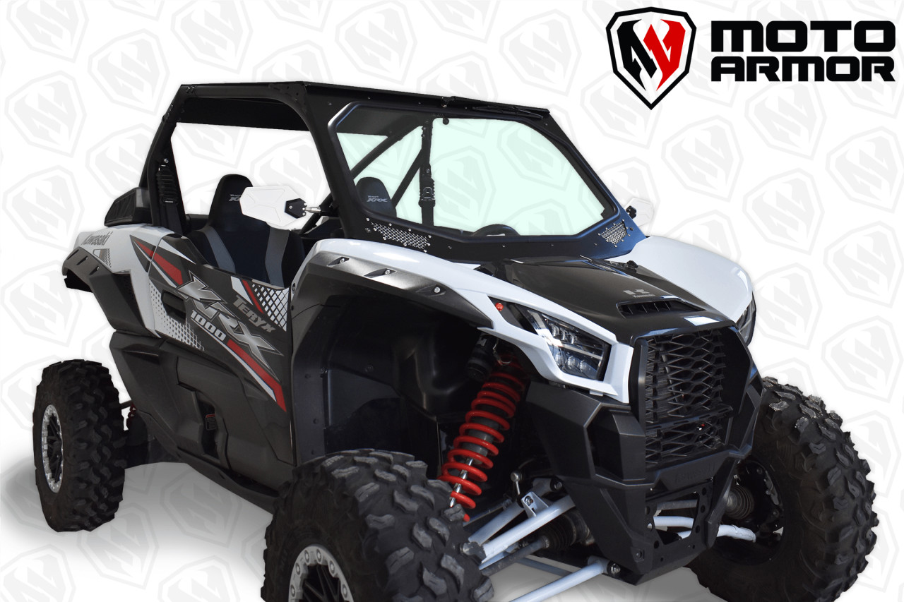 Kawasaki KRX 1000 Full Glass Windshield with Vents UTV Direct