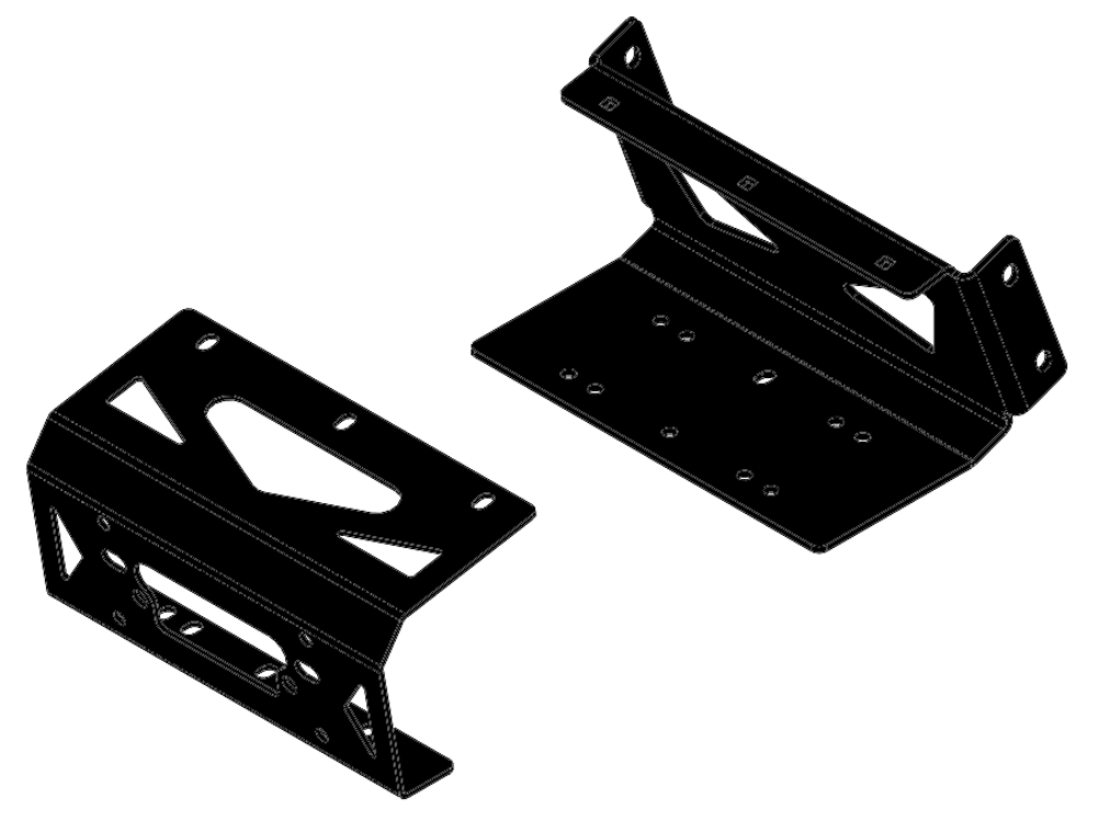 Yamaha YXZ 1000 Winch Mount by KFI UTV Direct