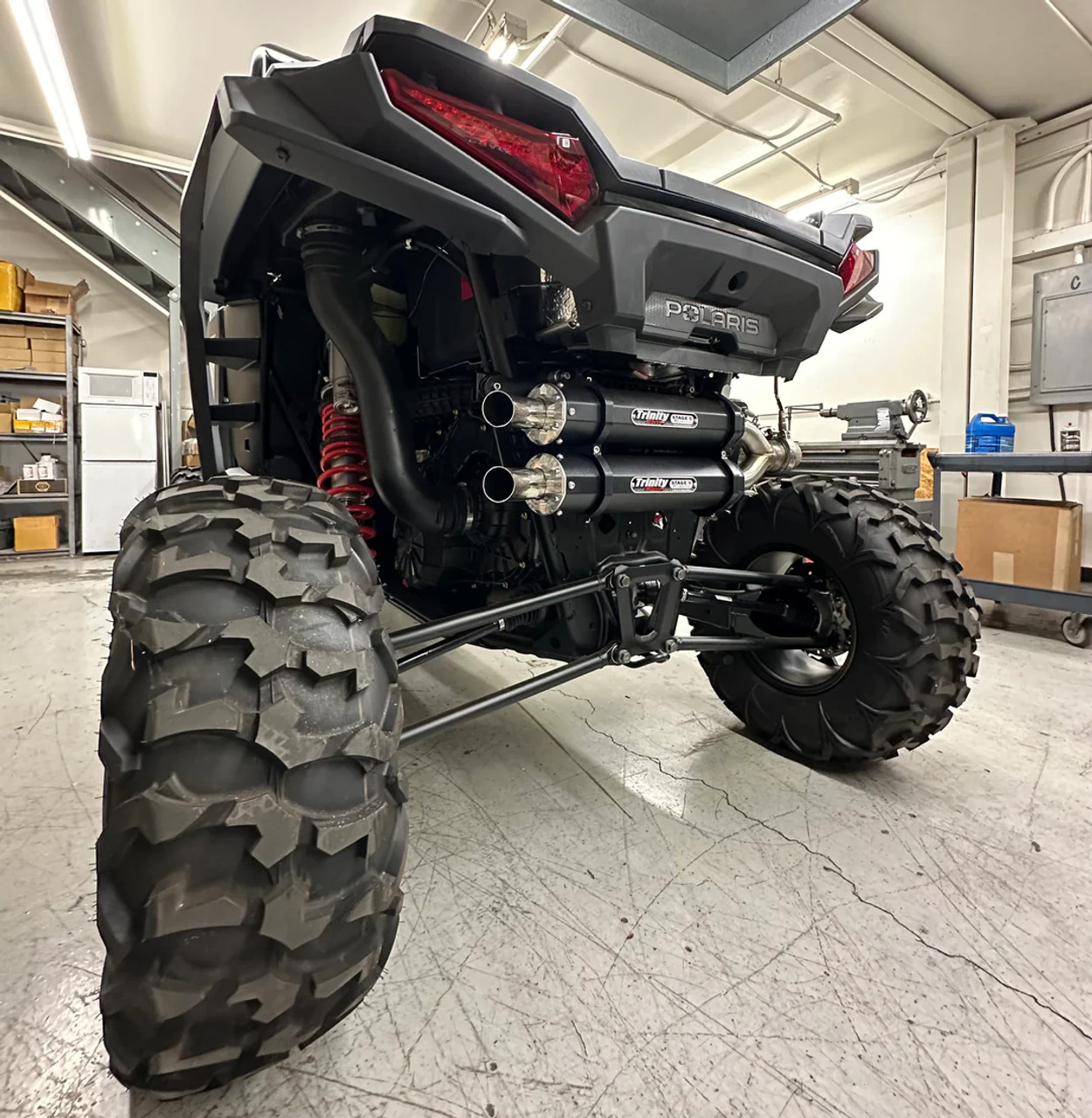 取寄せ SLIP-ON POL RZR XP1000 CERAKOTE BLK TR-4186S-C2 #DRAG #18311076 2015-2023 Polaris RZR XP 1000⁄RS1 Magnum Side Exit Exhaust - BLACK