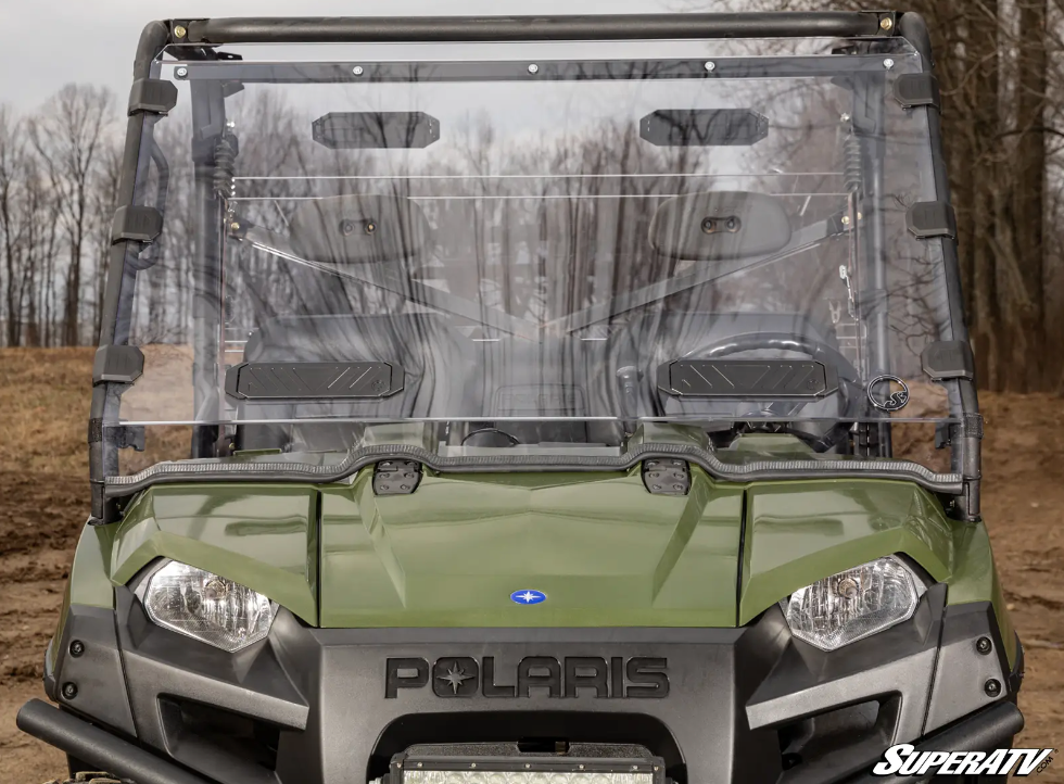 Polaris Ranger Full-Size Crew 570 - 6 Passenger - 2 Pc Scratch-Resistant Windshield main image 0