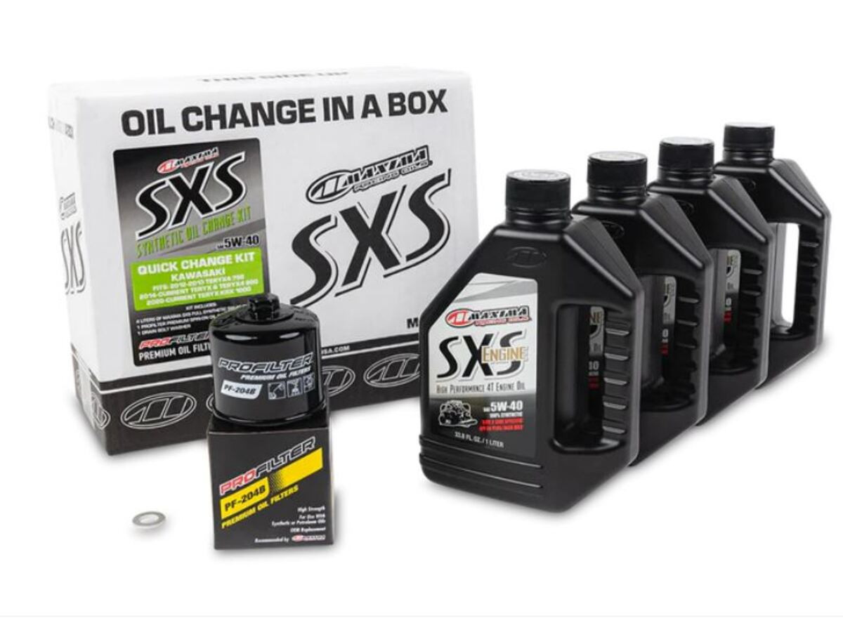 Maxima Quick Change Oil Kit - Kawasaki Teryx / KRX | UTV Direct