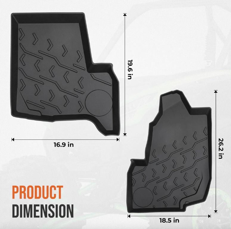 Kawasaki KRX 1000 Front Floor Mat Liner | UTV Direct
