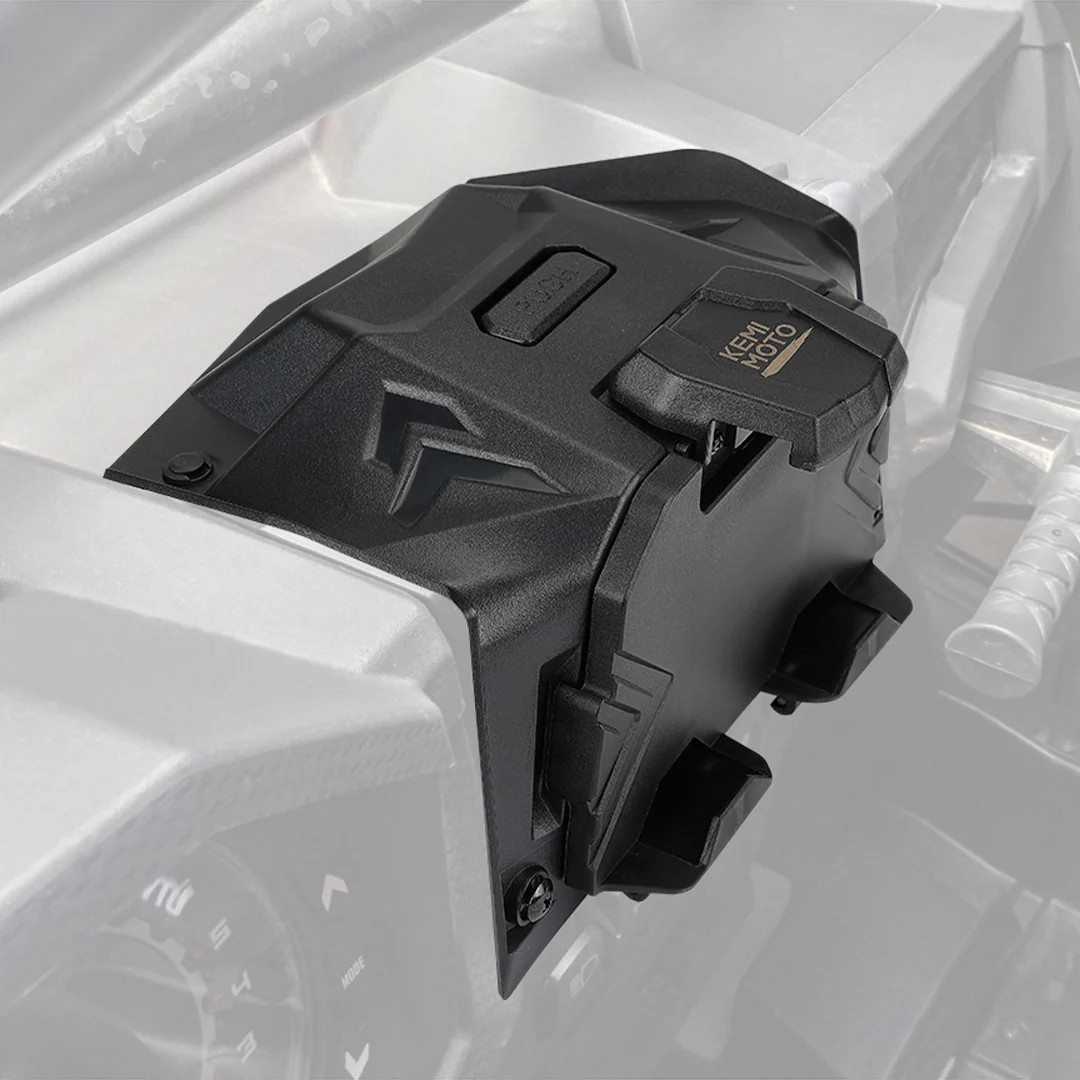 SAUTVS Tablet- & Telefonhalter Für Polaris Ranger 1000 (2018–2024) – Mit Aufbewahrungsbox, Verstellbar & Witterungsbeständig