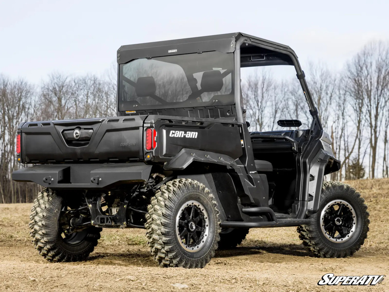 Can-Am Defender Rear Glass Windshield | UTV Direct