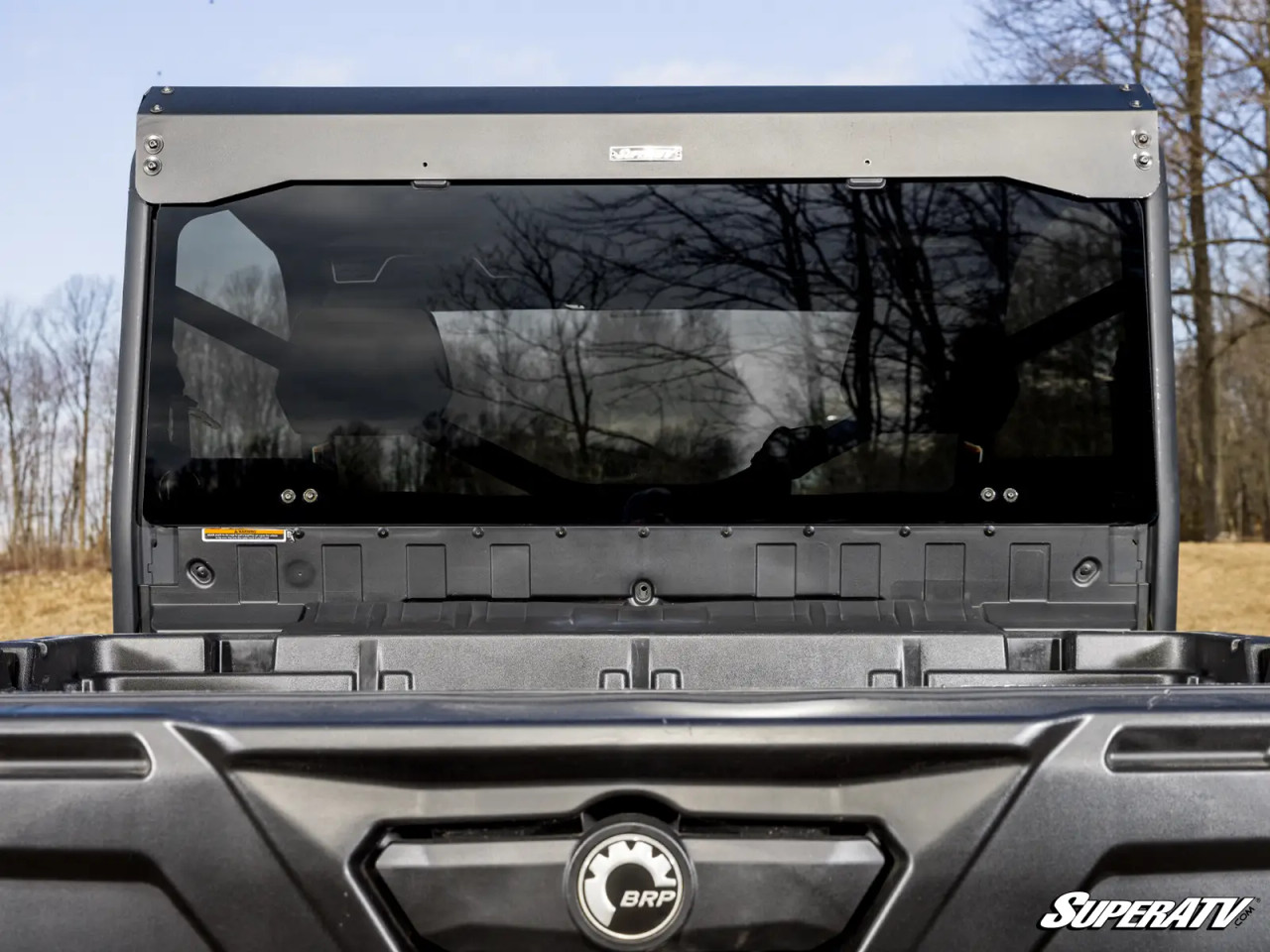 Can-Am Defender Rear Glass Windshield | UTV Direct