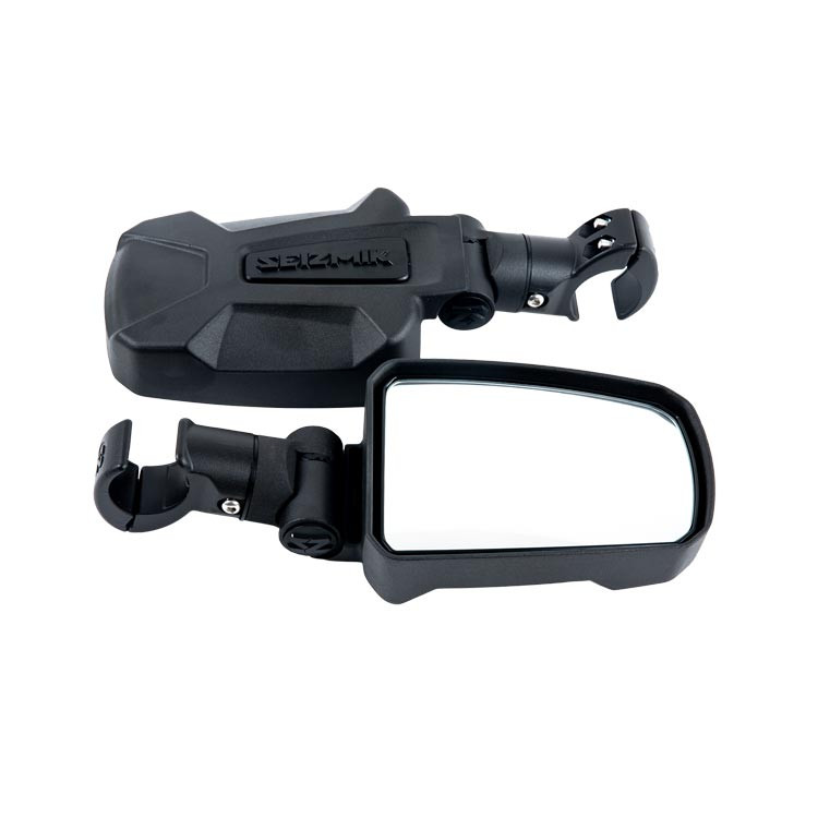 【新品未開封（組立前）】アスグリム Seizmik Pursuit Side View Mirrors Adjustable Clamp Round Roll