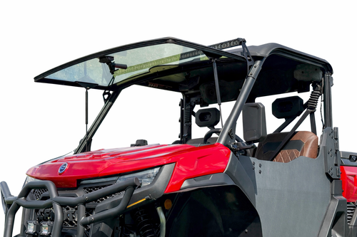 Black River CF Moto U10 Pro Tip-Out Full Glass Windshield