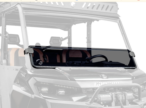 Can-Am Defender Half Windshield