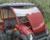 Kawasaki 610 Mule Clear Folding Windshield