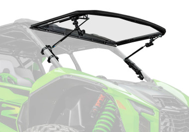 Kawasaki Teryx H2 Scratch-Resistant Flip Windshield | UTV DIRECT