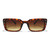 Stylish tortoise sunglasses with a brown and black frame, crafted by The Clarity Crew for a fashionable accessory.