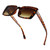 Trendy tortoise print sunglasses with distinctive arms, crafted by The Clarity Crew for a fashionable statement.