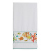 Tropical Rainbow Fish Swimming in Coral Bathroom Bath Size Towel