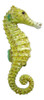 Tropical Coastal Seahorse Wall Decor Lime 18 Inch Sea Life Plaque