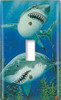 Ocean Marine Shark Teeth Single Switchplate Cover