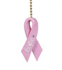 Pink Ribbon of Hope Ceiling Fan Pull Light Pull Chain