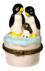 Arctic Baby Penguin Penguins Family Trinket Box phb