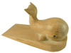 Nautical Ocean Decor Whale Carved Wood Door Stop